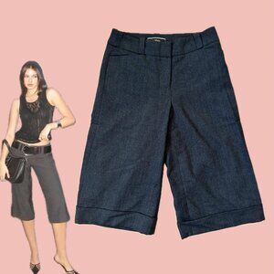 Y2K Le Château Wide Leg Capri Pants – Size 3/4